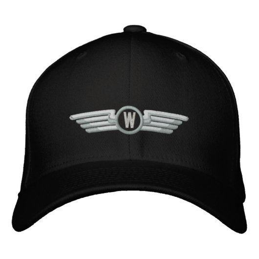Casquette Brodée Faites vos lauréats Monogrammes de l'aviation (Devant)