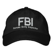 CASQUETTE BRODÉE FBI (Devant)