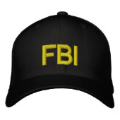 CASQUETTE BRODÉE FBI (Devant)