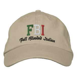 Casquette Brodée FBI, Italien complètement sanglé !