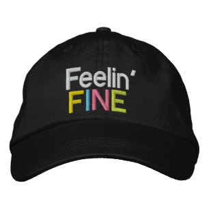 Casquette Brodée Feelin' Fine ! par SRF
