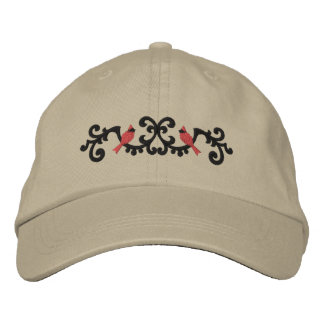 Casquette Brodée Fer forgé et cardinaux