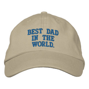 Casquette Brodée Fête des pères meilleur papa dans le monde