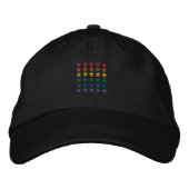 Casquette Brodée Fière de la fierté | Rainbow Asterisk (Devant)