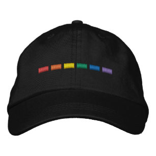 Casquette Brodée Fierté arc-en-ciel couleurs lgbtq drapeau gay mode
