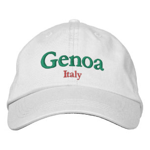 Casquette Brodée Fierté de la ville de Gênes Italie