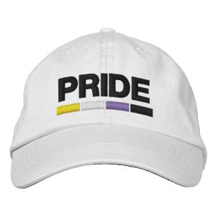 Casquette Brodée Fierté non binaire