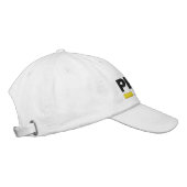 Casquette Brodée Fierté non binaire (Droite)