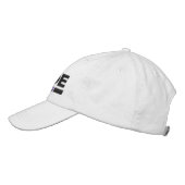 Casquette Brodée Fierté non binaire (Gauche)