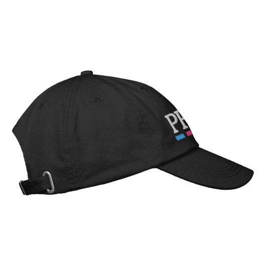 Casquette Brodée Fierté trans (Droite)