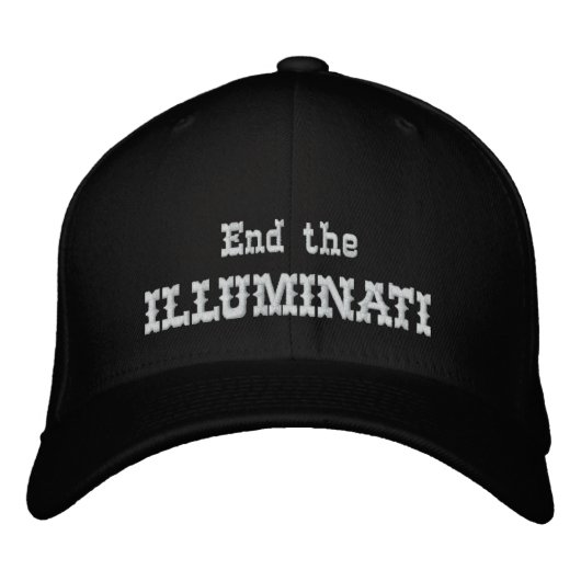 Casquette Brodée Fin de l'illuminati (Devant)
