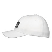 Casquette Brodée FINISSEZ ALIMENTÉ (le texte noir) (Gauche)