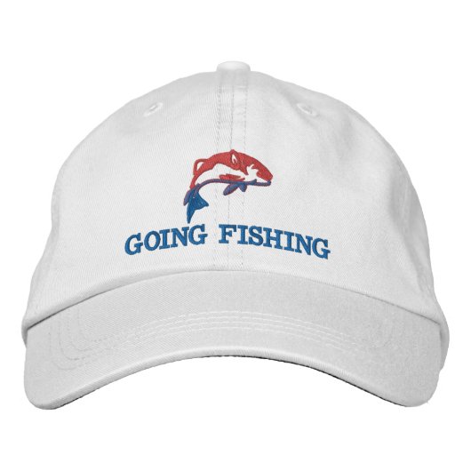 Casquette Brodée Fishermans de pêche allants (Devant)