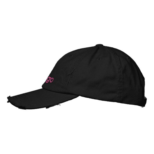 Casquette Brodée Flamant rose (Gauche)