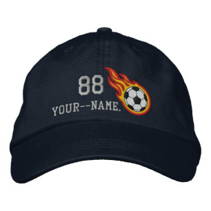 Casquette Brodée Flammes de course personnalisées Insigne de balle 