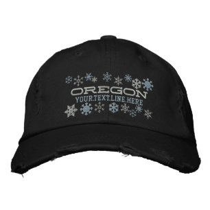 Casquette Brodée Flèches de neige personnalisées en Oregon