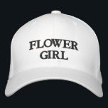 Casquette Brodée Flower Girl noir blanc élégant Chic mariage tribu<br><div class="desc">Chic Flower Girl noir et blanc mariage mariée tribu brodée Casquette de baseball Disponible dans de nombreuses couleurs et options</div>