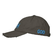Casquette Brodée FOI Dieu Paroles inspirantes (Gauche)