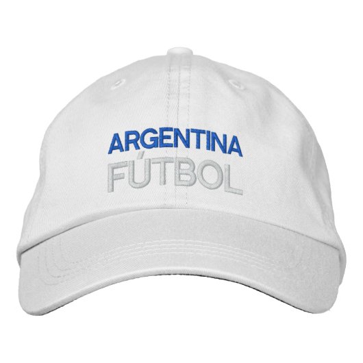 CASQUETTE BRODÉE FOOTBALL ARGENTIN (Devant)