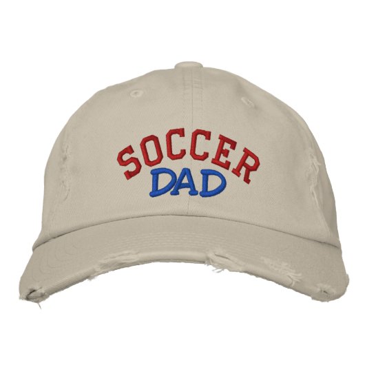 Casquette Brodée FOOTBALL, Papa - Customisé - Customisé (Devant)