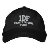 CASQUETTE BRODÉE FORCE ISRAÉLIENNE DE DÉFENSE (Devant)