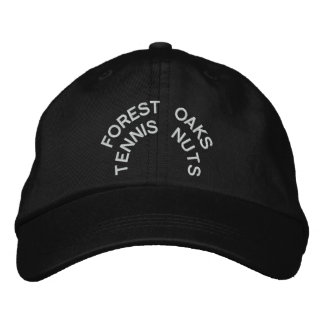 CASQUETTE BRODÉE FOREST OAKS TENNIS NUTS! !