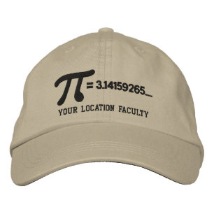 Casquette Brodée Formule Pi personnalisable