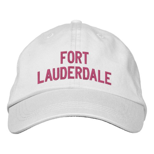 CASQUETTE BRODÉE FORT LAUDERDALE (Devant)