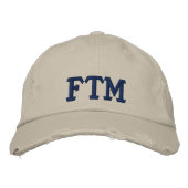 CASQUETTE BRODÉE FTM (Devant)