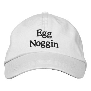 Casquette Brodée Funky Novelty Mens Sports OEUF NOGGIN