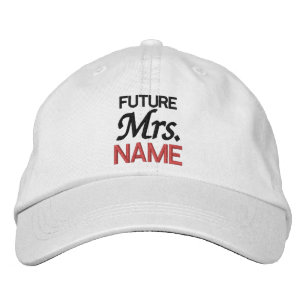 Casquette Brodée Futur nuptiale Mme Nom personnalisé