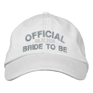 Casquette Brodée Future mariée officielle Citation amusante rose su