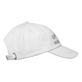 Casquette Brodée Future mariée officielle - Texte amusant rose sur  (Droite)