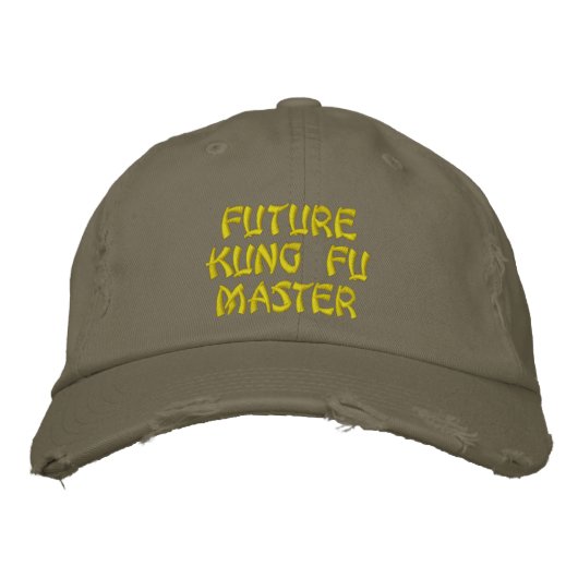 Casquette Brodée FutureKung FuMaster (Devant)