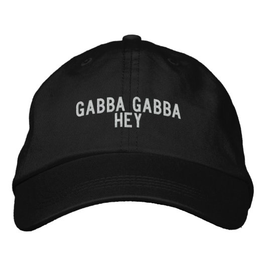 Casquette Brodée gabba gabba (Devant)