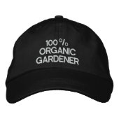 Casquette Brodée Gardener 100% bio (Devant)