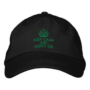 Casquette Brodée GARDEZ CALME ET FAITES LA FÊTE Classic
