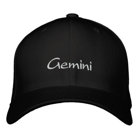 Casquette Brodée Gemini (Devant)