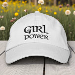 Casquette Brodée Girl Power Simple Moderne Typographie Personnalisé<br><div class="desc">Girl Power Simple Moderne Typographie Personnalisée Brodée Casquette de baseball comprend le texte simple moderne brodé "Girl Power". Parfait comme cadeau pour votre meilleur ami,  cousin,  soeur,  maman et plus. Créé par Evco Studio www.zazzle.com/store/evcostudio</div>