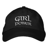 Casquette Brodée Girl Power Simple Moderne Typographie Personnalisé (Devant)