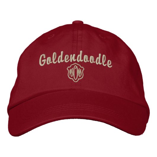 Casquette Brodée Goldendoodle, MOM (Devant)