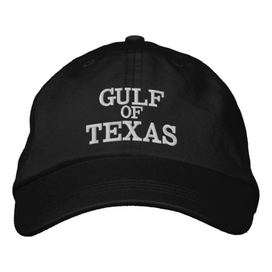 Casquette Brodée Golfe du Texas HAT (Devant)