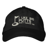 Casquette Brodée Golfer J'Aime Les Grosses Puttes Et Je Ne Peux Pas (Devant)