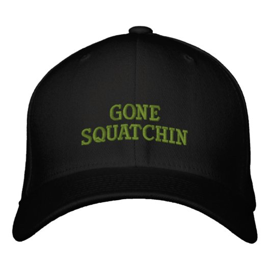 Casquette Brodée Gone Squatchin (Devant)
