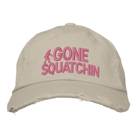 Casquette Brodée Gone Squatchin (Devant)
