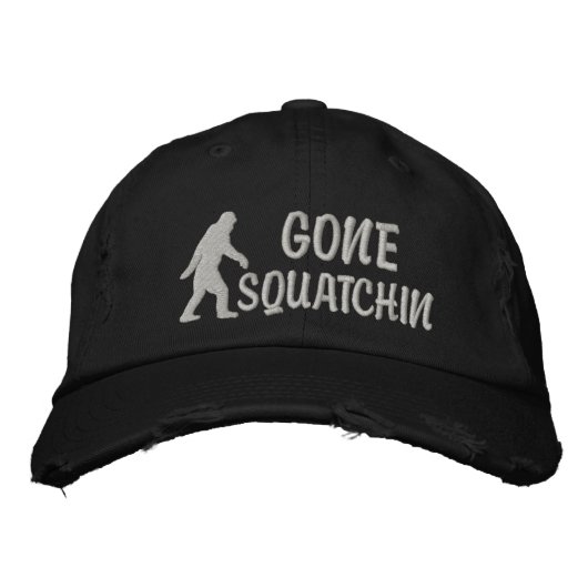 Casquette Brodée Gone Squatchin (Devant)