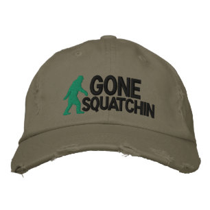 Casquette Brodée Gone Squatchin avec logo bigfoot