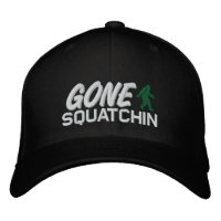 Gone Squatchin - noir blanc et vert