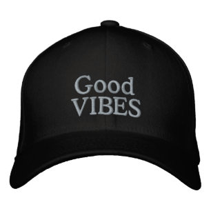 Casquette Brodée Good Vibes Black