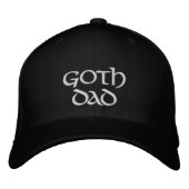 CASQUETTE BRODÉE GOTH DAD (Devant)